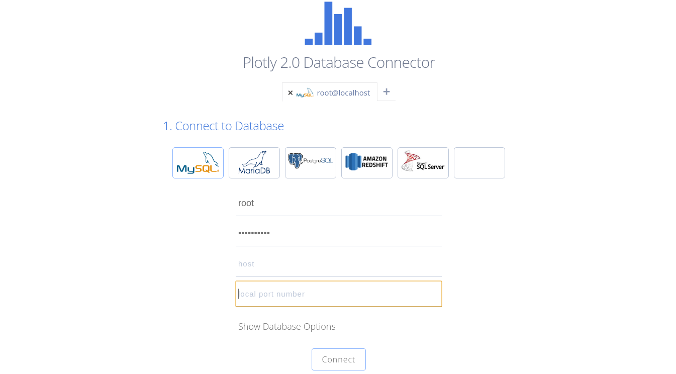 Connect to the database